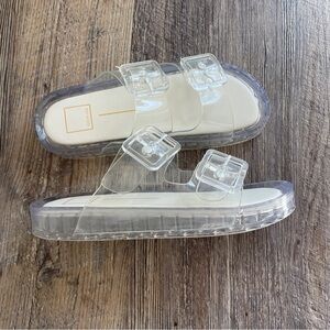 Dolce Vita Julio Jelly Sandals in Crystal Vinyl size 9